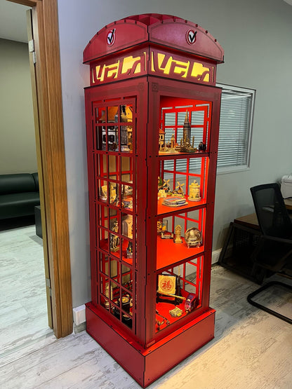 Standart Dekoratif İngiltere Telefon Kulübesi