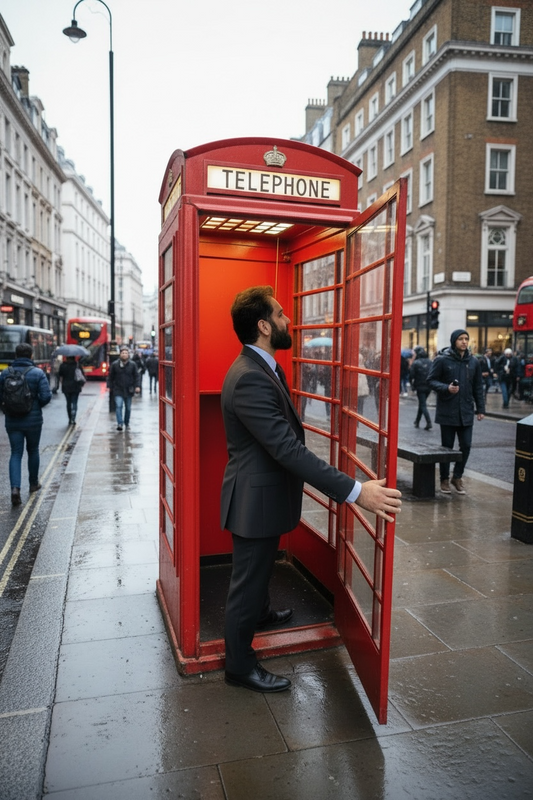 Büyük İngiltere Telefon Kulübesi | İçine Girilebilir Model